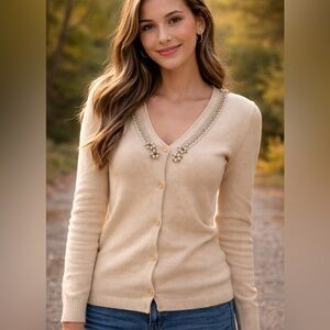 Cashmere OppioFashion by Sorelle Charugi cashmere cardigan Size small